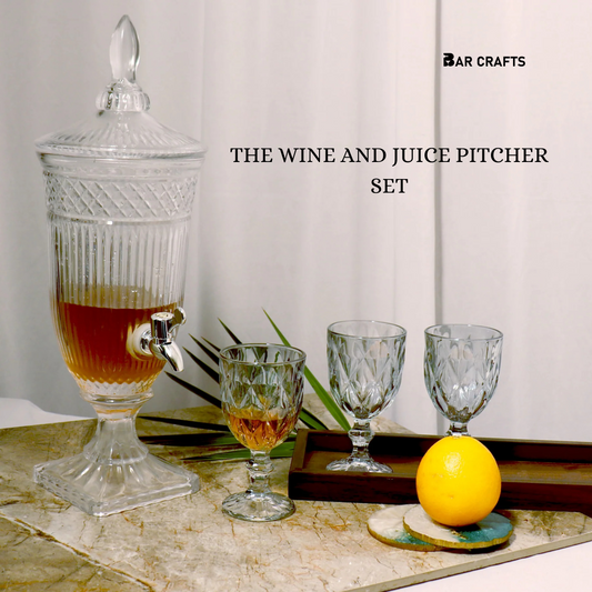 THE WINE & JUICE PITCHER SET