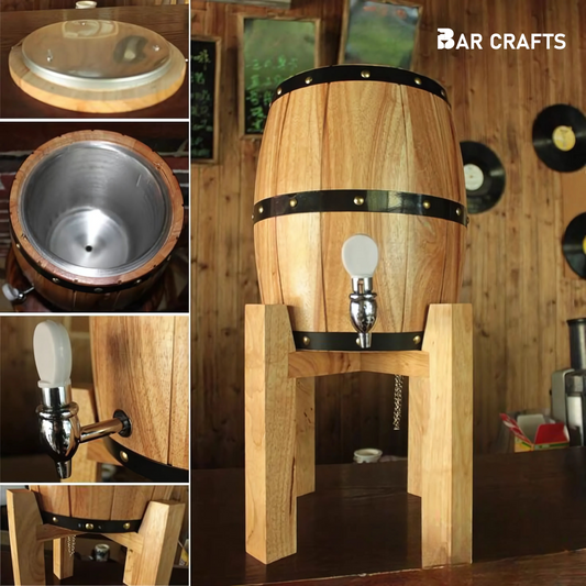 Wooden Beer Barrel (3 Litre)