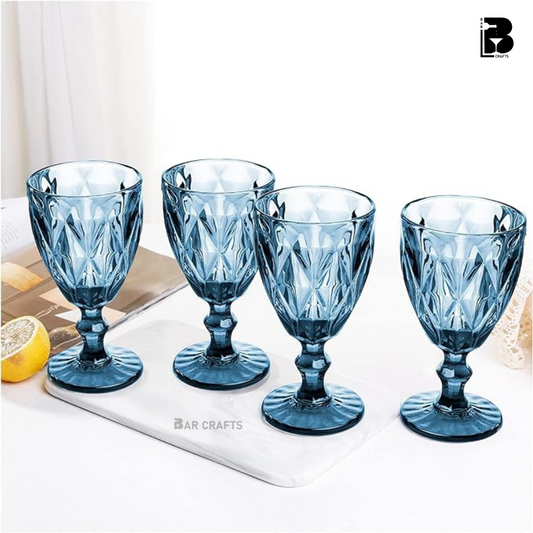 Vibrant Colored Wine Goblet (Pack Of 6)