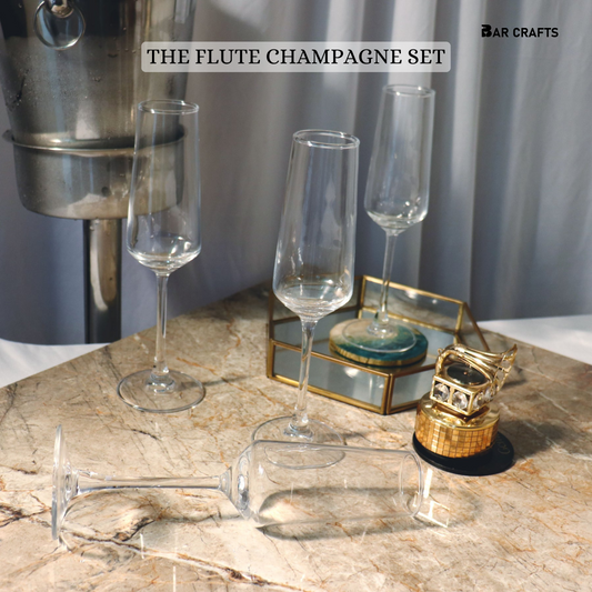 Champagne Chiller And Glasses Set