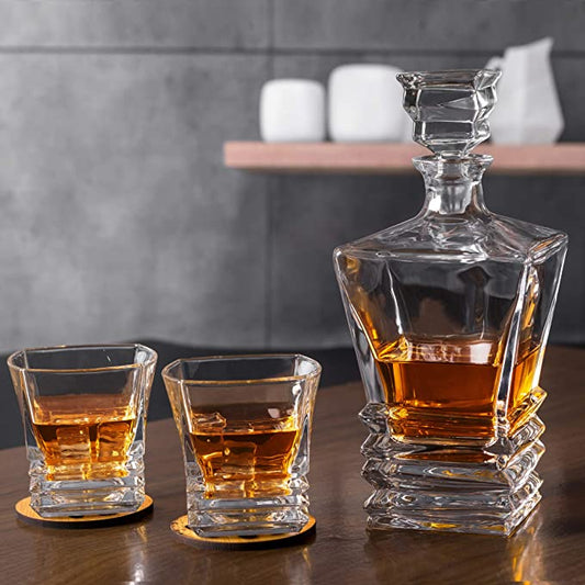 Luxury Square Decanter Set